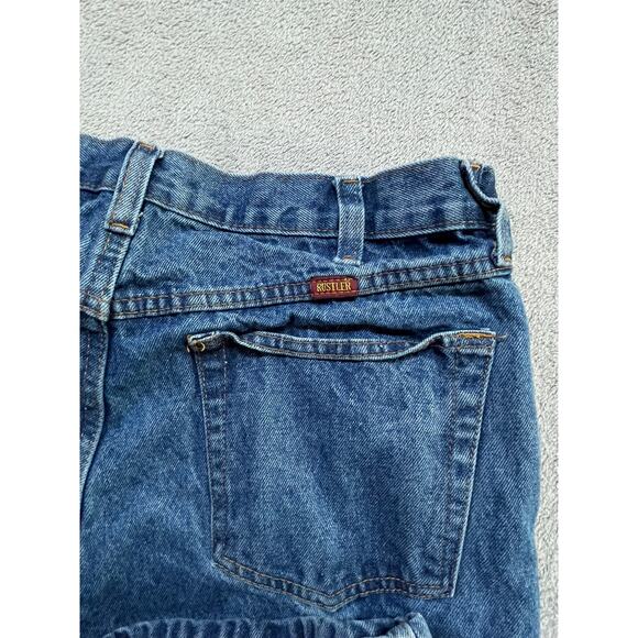 Vintage Rustler Jeans Mens 36x36 Blue Denim‎ Straight Fit Western Rodeo Ranch - Picture 8 of 9